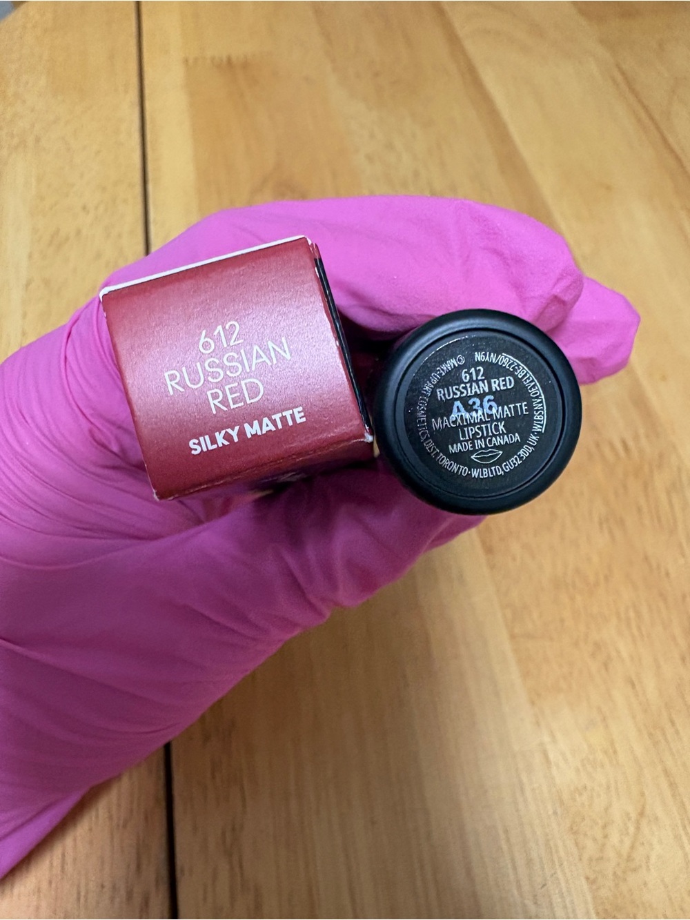 M•A•C XIMAL Matte Lipstick in 612 RUSSIAN RED, silky matte, full Sz 0.12oz, BNIB - Picture 6 of 12